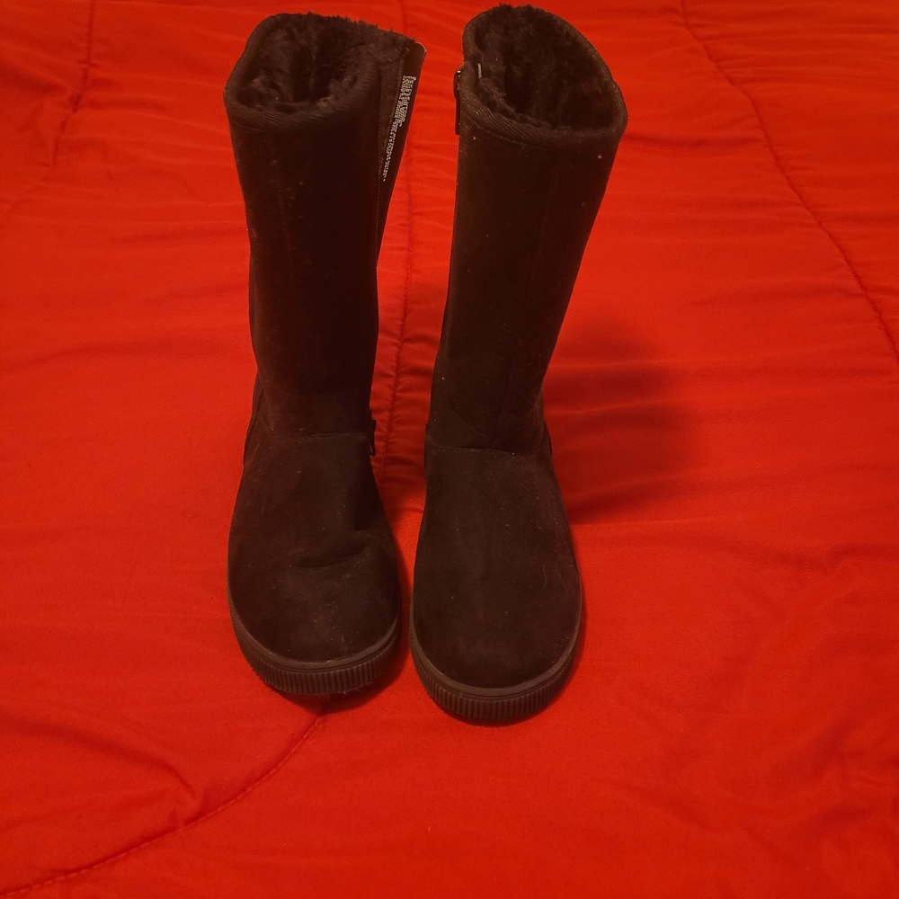 Black Suede Boots